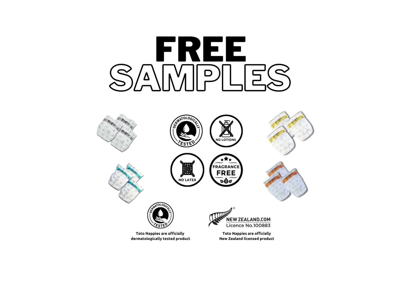 Toto Premium Nappies - Free Sample