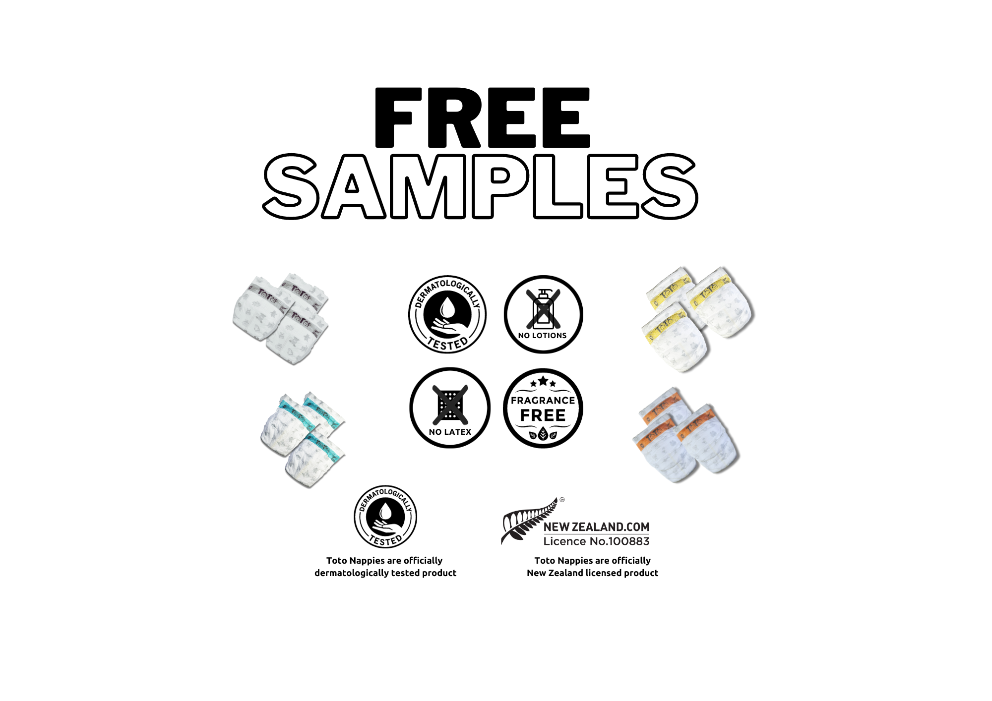 Toto Premium Nappies - Free Sample